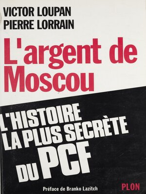 cover image of L'Argent de Moscou